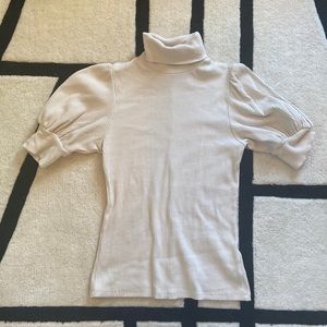 WHO WHAT WEAR CREAM TOP SIZE S